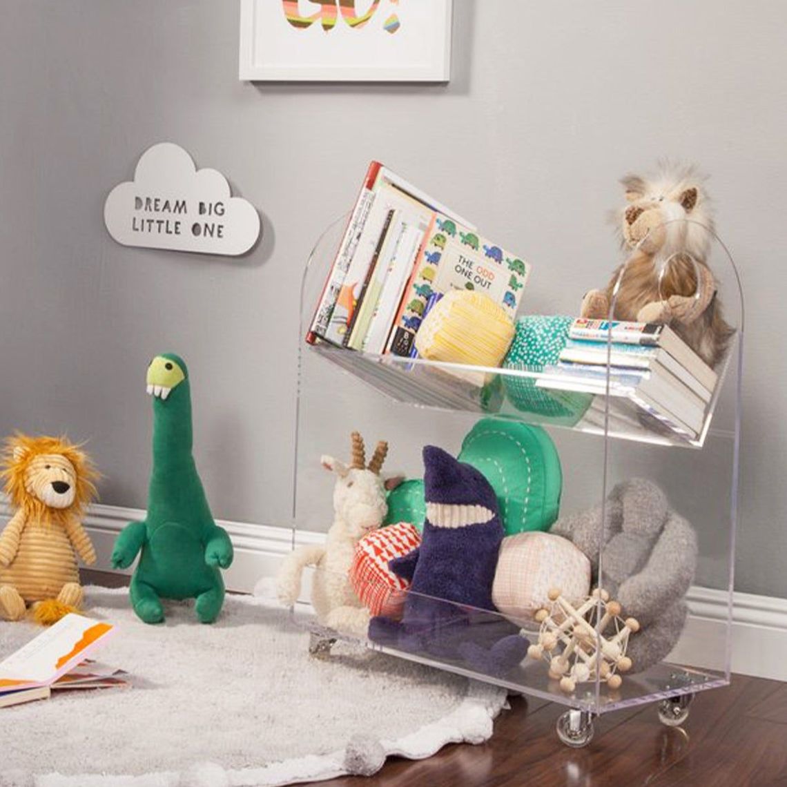 Nursery book hot sale storage ideas